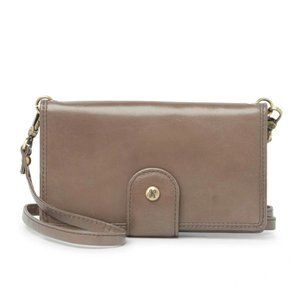 NWT New Hobo Apollo Crossbody Wallet Shadow Leather Retired Rare